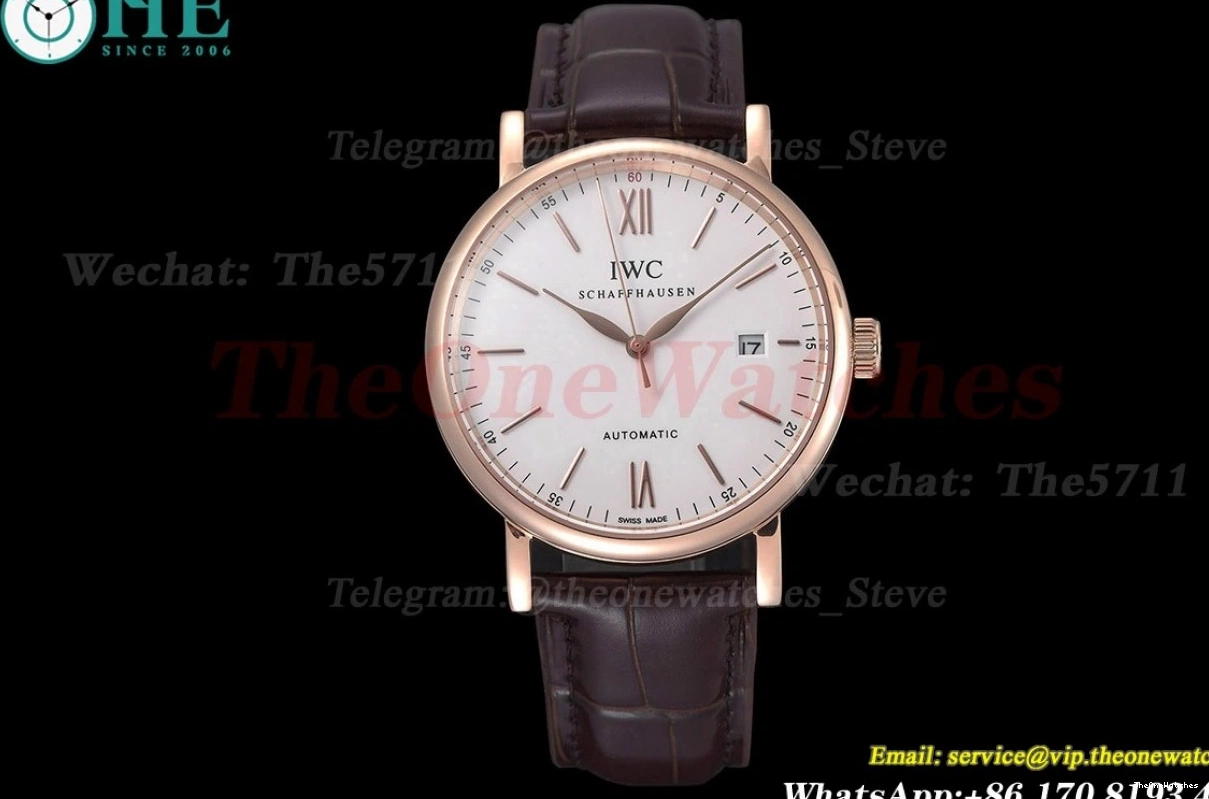 RG Dial 40mm Portofino LE MY8215 GDF White 0217